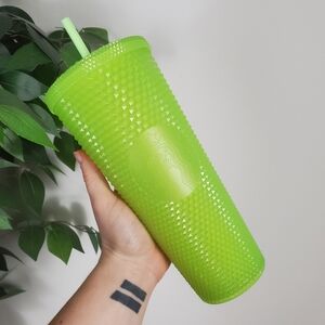 Starbucks Lemongrass Green Glow-in-the-Dark Studded Tumbler 24oz Venti Halloween